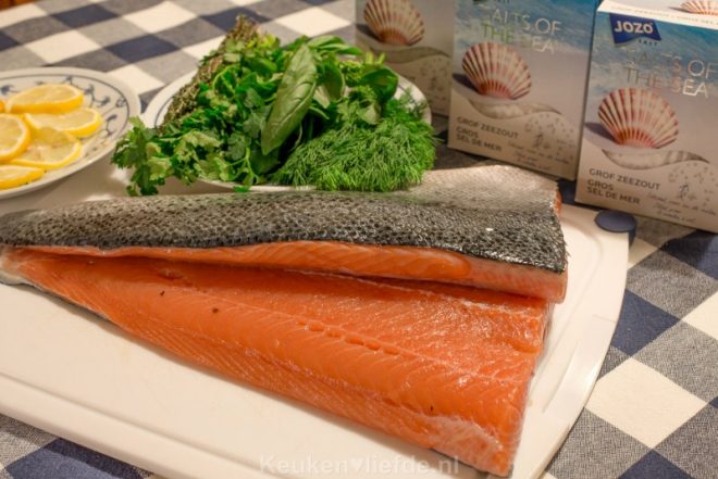 Zalm in zoutkorst