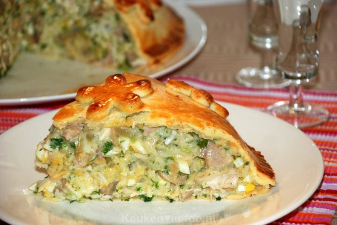 Kurnik – Russische koepelpastei