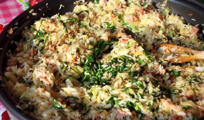 Nasi goreng met paksoi