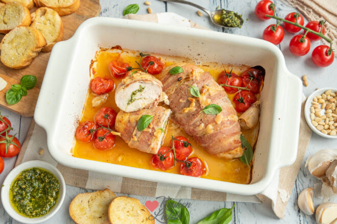Italiaanse kipfilet uit de oven