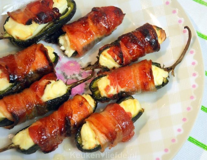 Gevulde jalapeños – Hete donders met roomkaas!