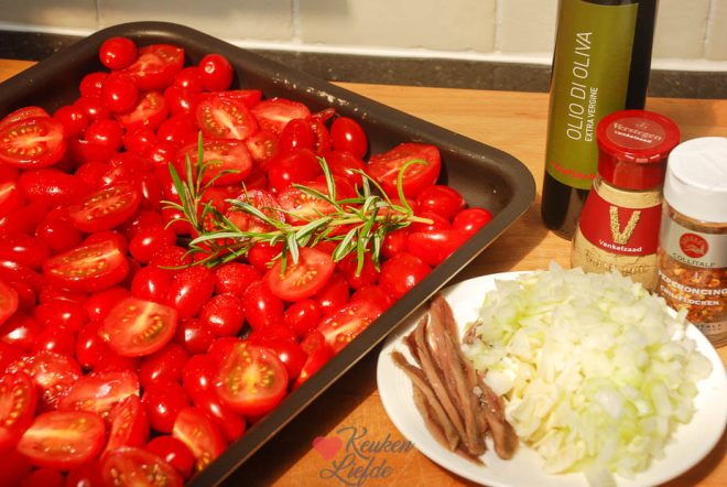 Rooster tomaten in de oven