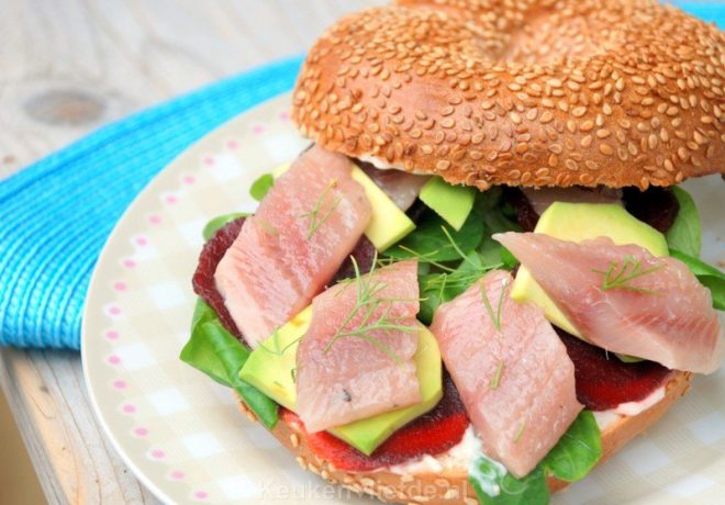 Gezond lunchgerecht met Hollandse Nieuwe