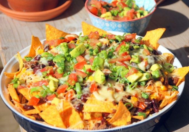 Loaded nachos – Mexicaanse tortillaschotel