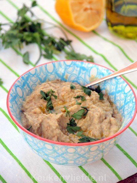 Baba ganoush – vegetarische aubergine-dip