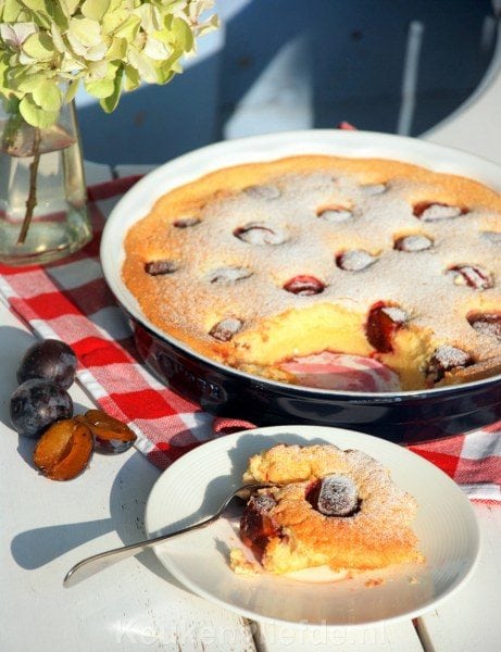 Pruimenclafoutis