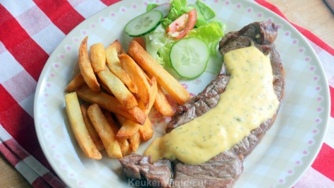 Klassieke bernaisesaus (met entrecote en friet)