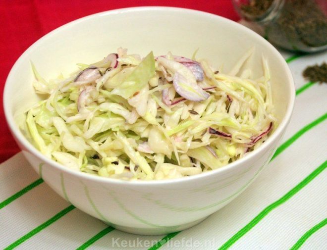 Witte koolsalade