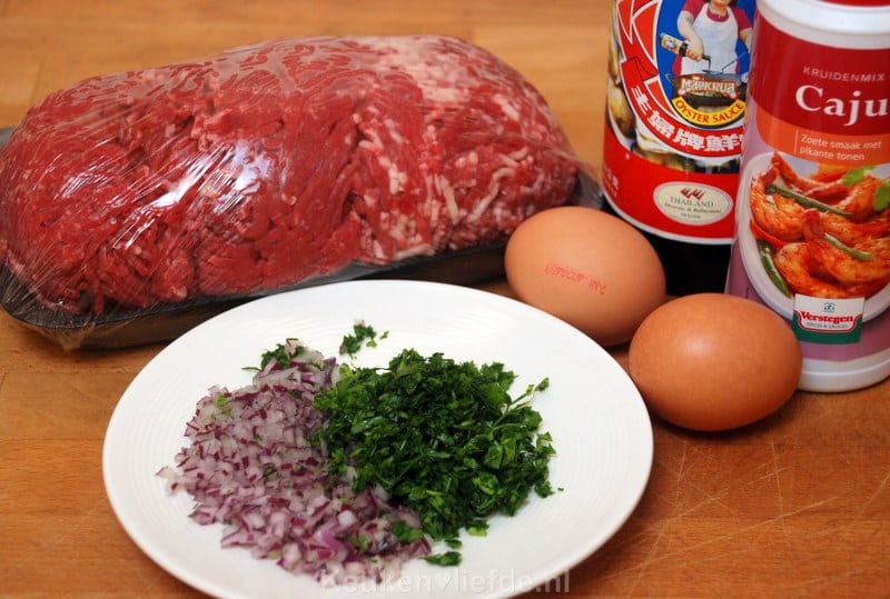 Black Angus broodje hamburger