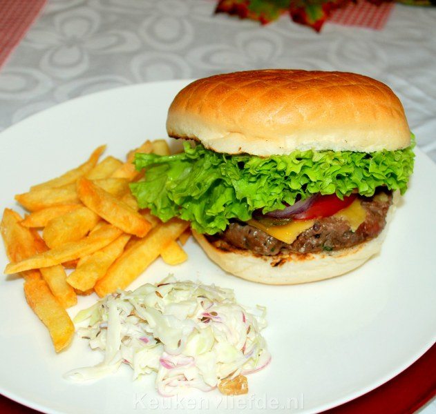 Black Angus broodje hamburger