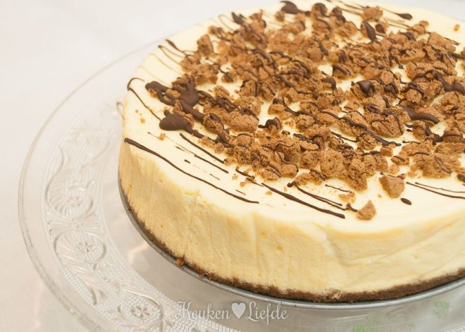 Pepernoten-cheesecake
