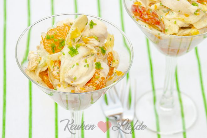 Feestelijke kipcocktail