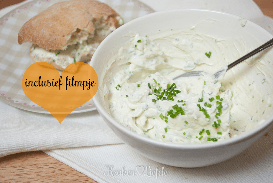 Bieslookroomkaas van de V&D (kookfilmpje!)