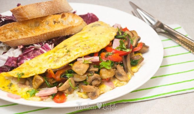 Gevulde omelet