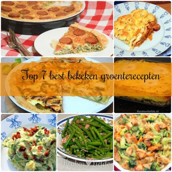 Top 7 best bekeken groenterecepten week 4