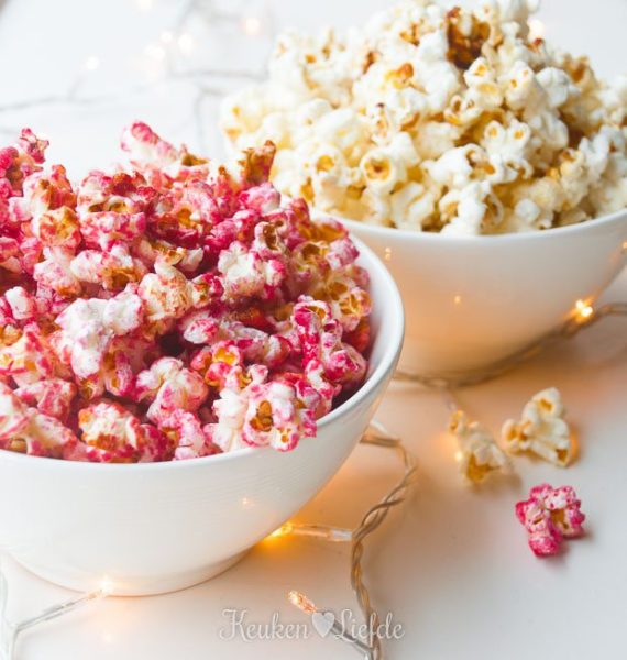 Speels & Smakelijk: Zoete roze popcorn!