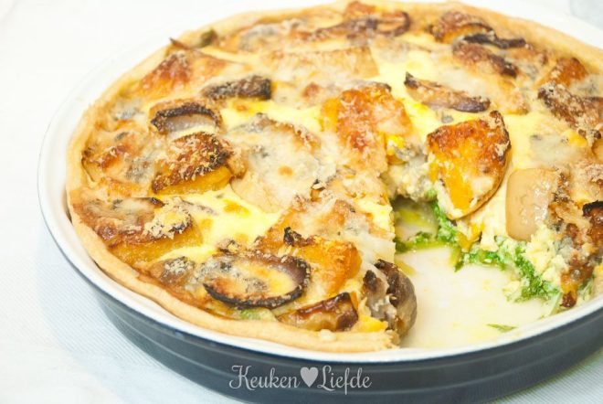 Spijs & Wijn: pompoentaart met gorgonzola