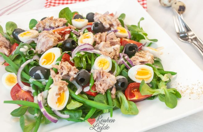 Koken met Quooker: snelle salade met tonijn
