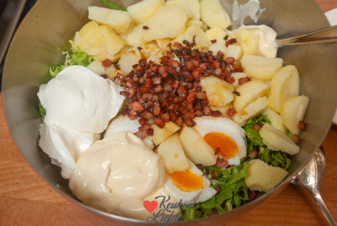 Salade mengen