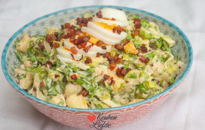 Lauwwarme andijviesalade