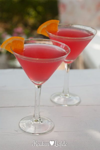 Cosmopolitan cocktail (uit Sex and the City!)