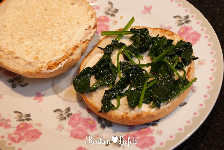 Pompoenburger met blauwe kaas Pompoenburger met blauwe kaas