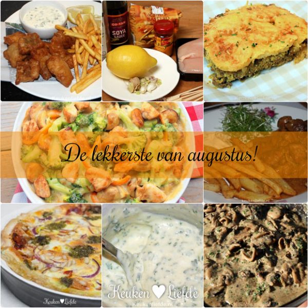 De lekkerste recepten van augustus!