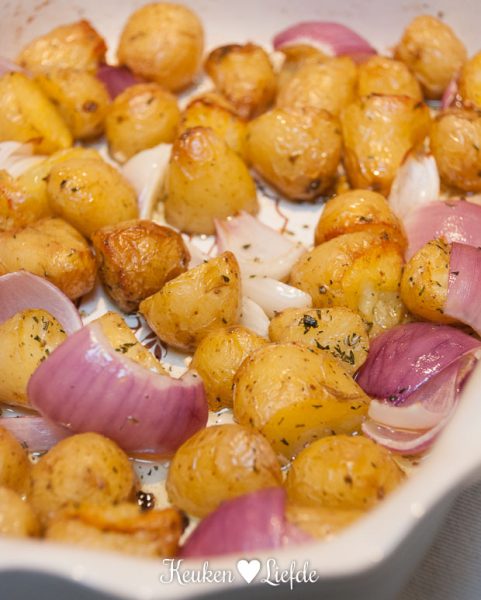 Krieltjes met rozemarijn en knoflook