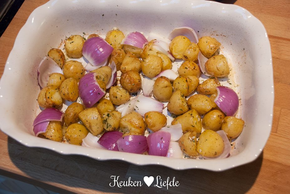 Krieltjes met rozemarijn en knoflook