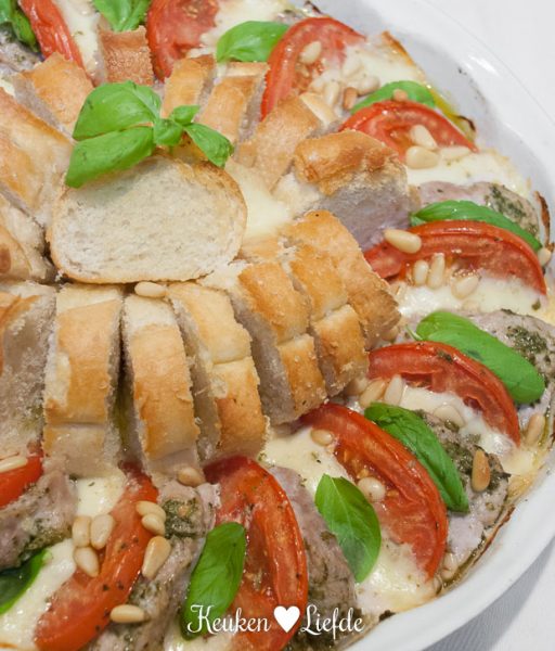 Spijs & Wijn: varkenshaas caprese