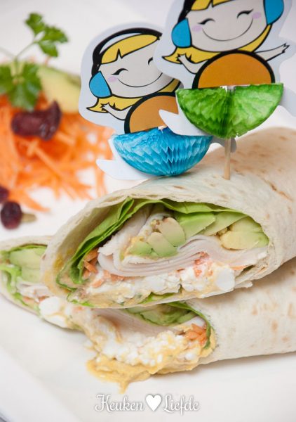 Speels & Smakelijk: wrap met pompoenhummus
