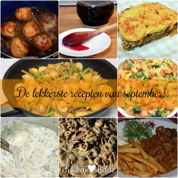 De lekkerste recepten van september!