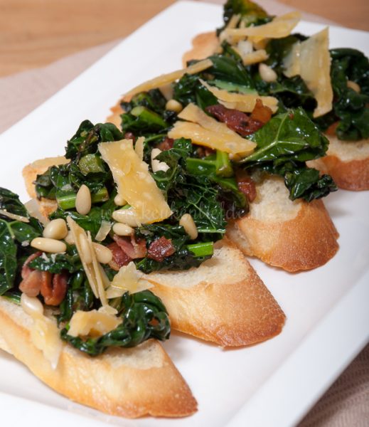 Spijs & Wijn: cavolo nero bruschetta