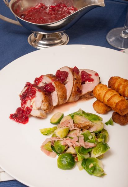 Gevulde varkenshaas met brie