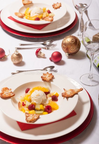 Kerstspecial: vanilleroomijs met warme vruchten