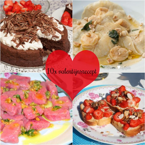 Liefde gaat door de maag: 10x valentijnsrecept