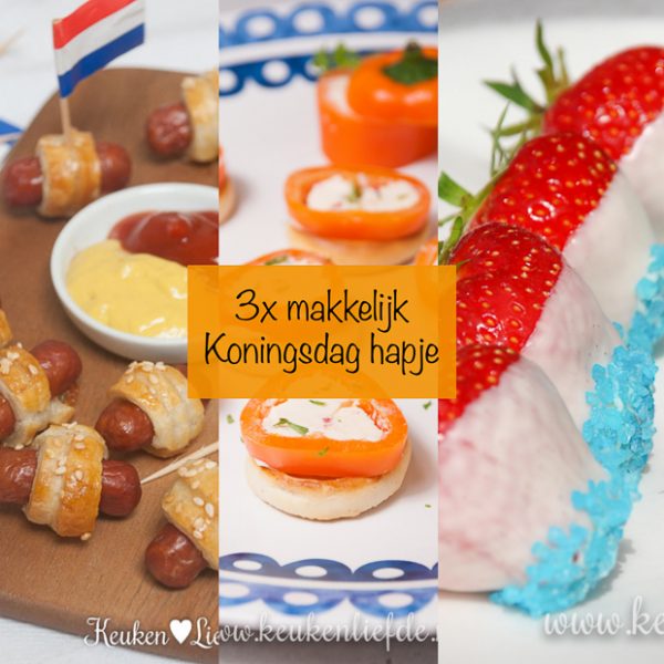 3x makkelijk Koningsdag hapje