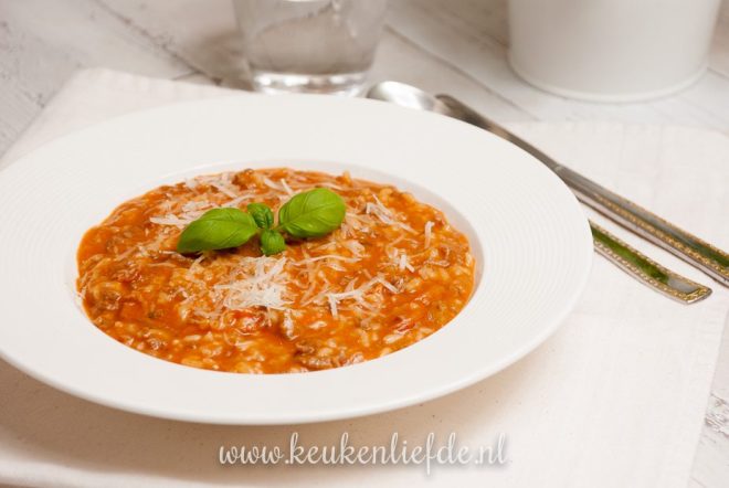 Risotto bolognese