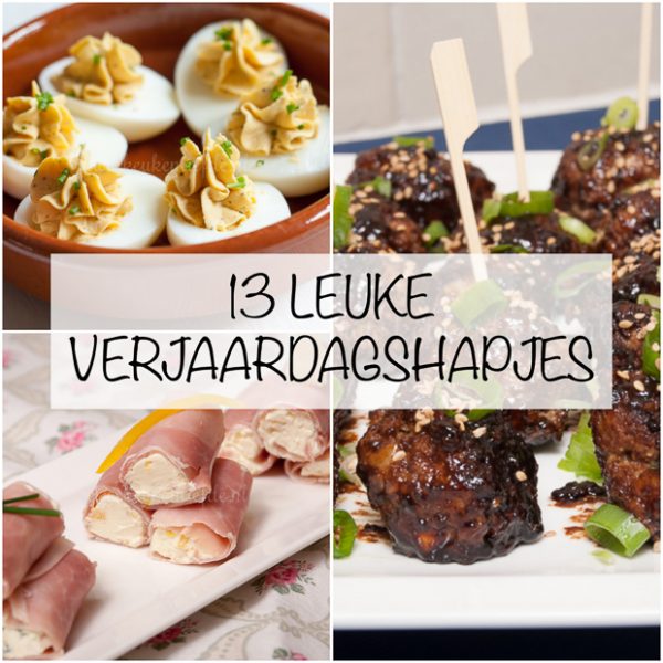 13 verjaardagshapjes