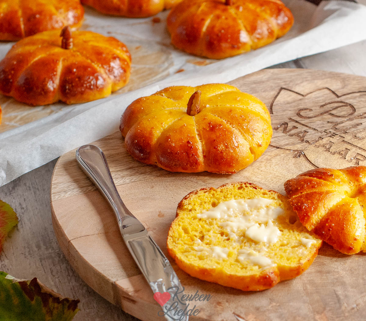 Pompoenbroodjes
