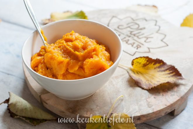 Geroosterde pompoenpuree