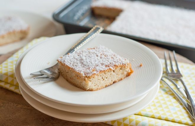 Amandelcake met kokos