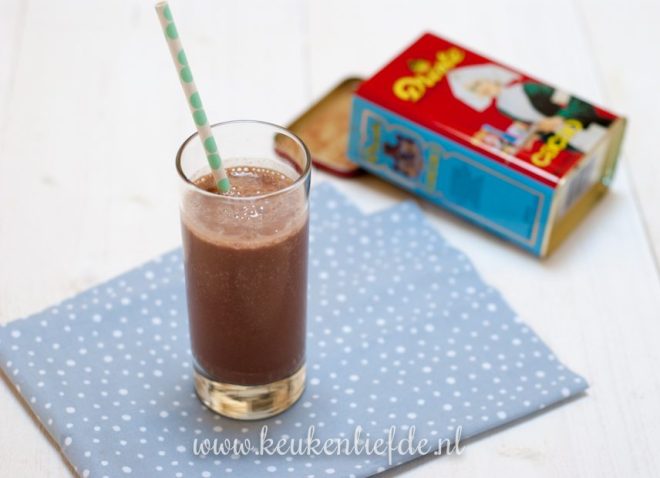 Smoothie met banaan en cacao