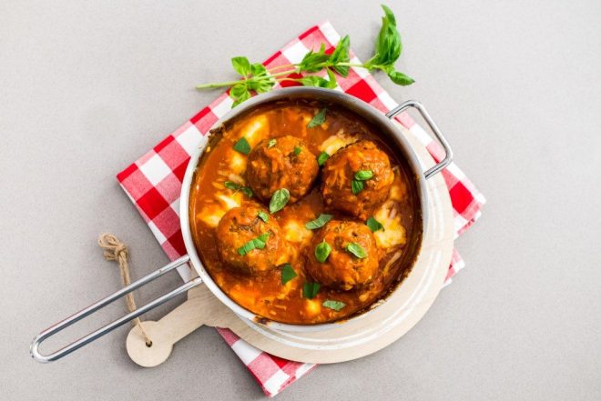Gehaktballen parmigiano
