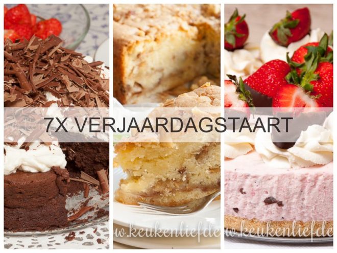 7x de lekkerste verjaardagstaart