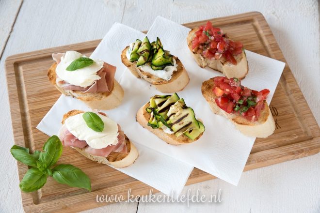 3x bruschetta recept