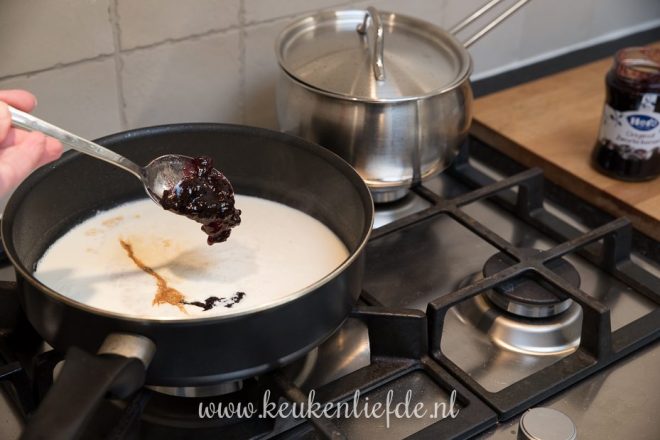 Kersensaus maken