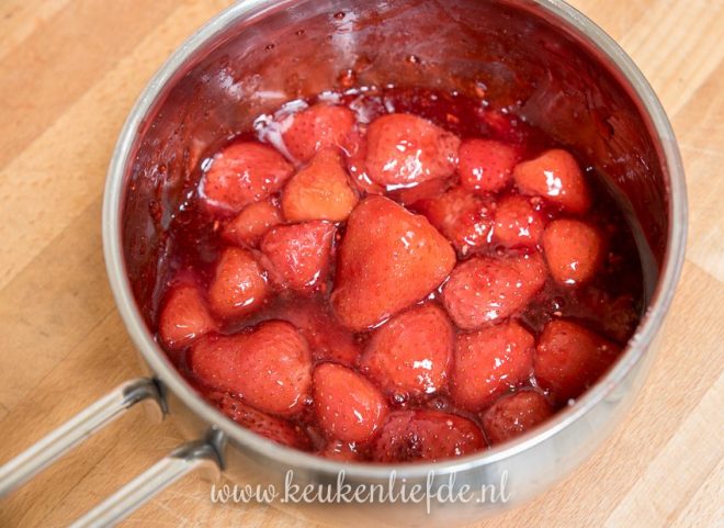 Aardbeiencompote (vlaaivulling)