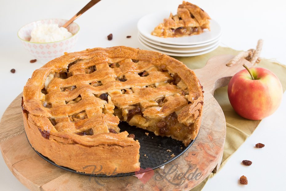 Appel speculaas taart