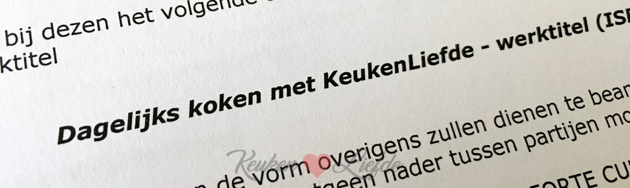 Een kijkje in de keuken week 47